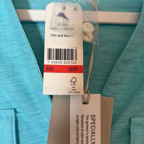 Tommy Bahama Arden Camp Shirt Button-Down SZ XS.  B13 - Picture 5 of 7